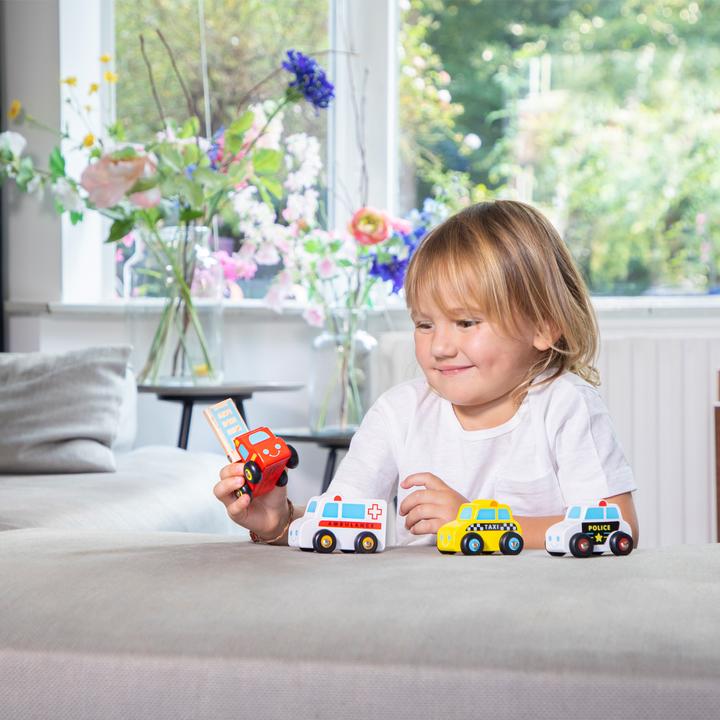 Produktbild New Classic Toys Fahrzeugset - 4 Fahrzeuge