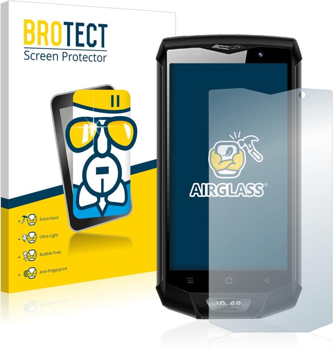 Actual product image BROTECT AirGlass Glass (1 Piece, Blackview BV8000 Pro)