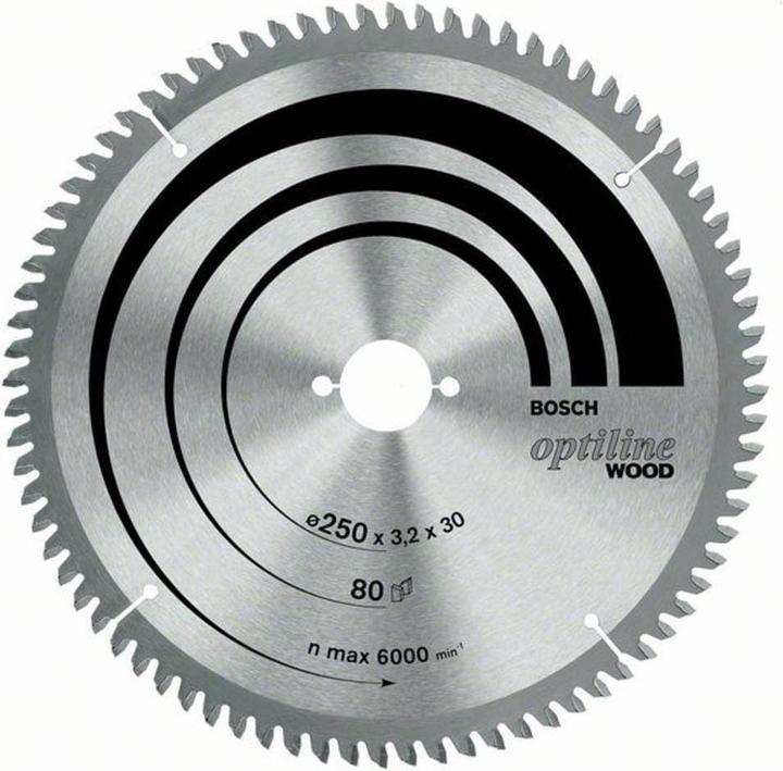 Actual product image Bosch Professional Zubehör PRO Wood circular saw blade, 254 x 2.5 x 30 mm