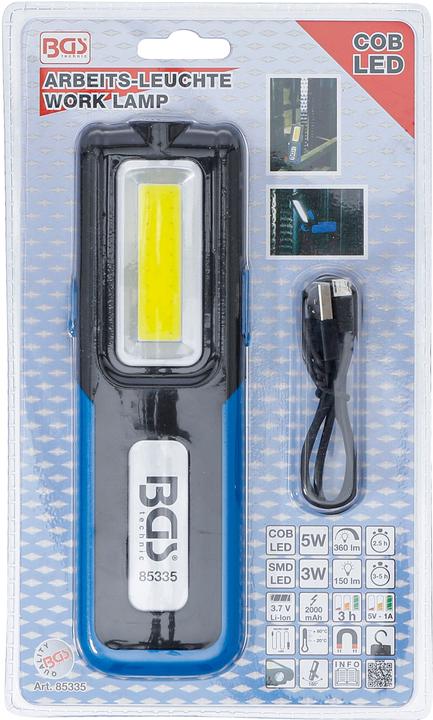 Produktbild BGS COB-LED Arbeits-Leuchte klappbar