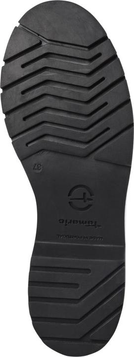 Produktbild Tamaris Entdecke die trendige Stiefelette mit Leo-Einsatz aus hochwertigem Leder-Textil-Mix von. Die (38)
