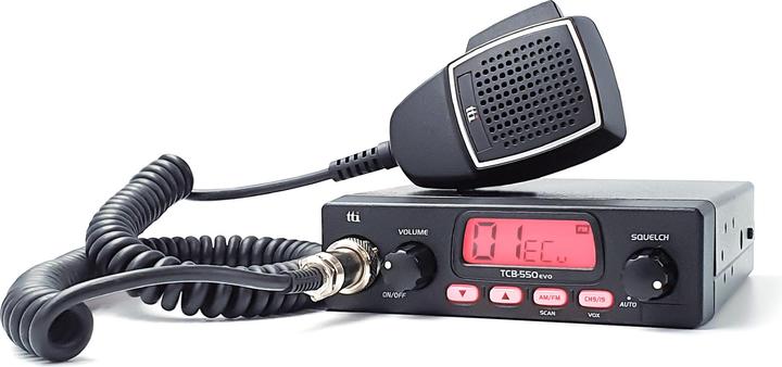 Produktbild Aim TTi CB TTi TCB-550 EVO-Funkpaket, VOX, Scan, mehrfarbiger Bildschirm, 12–24 V und PNI ML100-Antenne mit