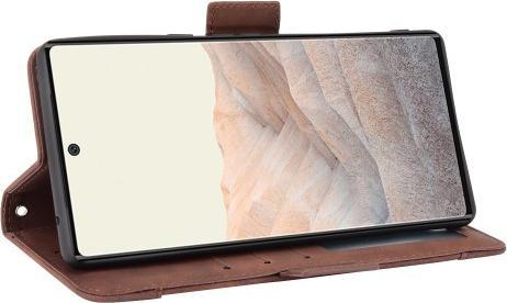 Actual product image Cover-Discount Google Pixel 6 - case with many card slots brown (Google Pixel 6)