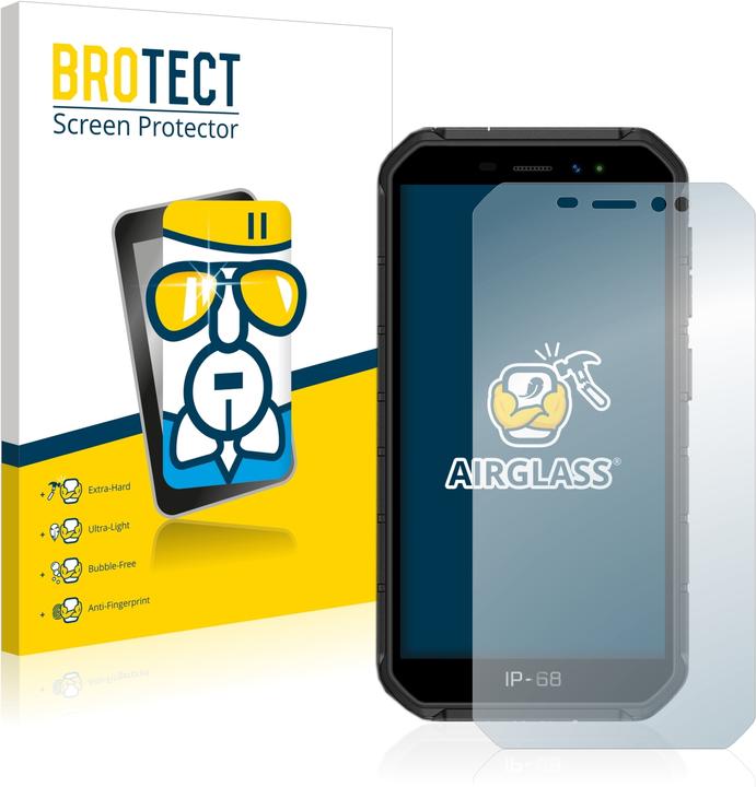 Actual product image BROTECT AirGlass Glass (1 Piece, Ulefone Armor X7 Pro)