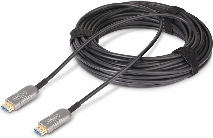 Actual product image StarTech COM 50ft 15.2m HDMI 2.1 Hybrid Active Optical Cable AOC CMP Plenum 8K60Hz Ultra High Speed (15.20 m, HDMI)