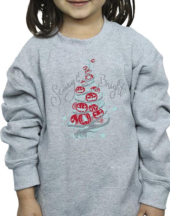 Actual product image Disney Girls The Nightmare Before Christmas Scary & Bright Sweatshirt (152, 158)