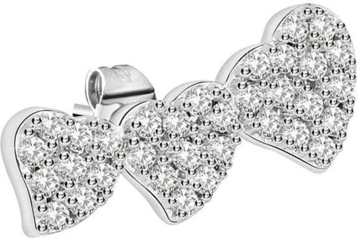 Produktbild La Petite Story Exigo Hearts Ohrstecker (Messing)