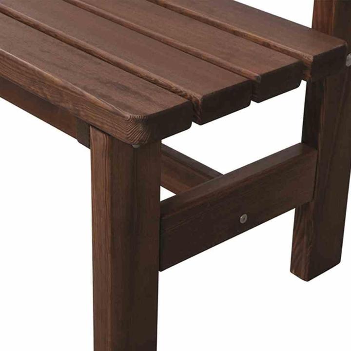 Actual product image Natura Tessin Bank, 150 cm, braun Kiefernholz