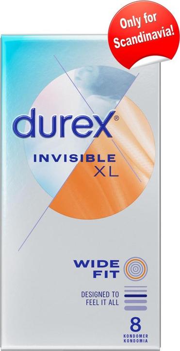 Actual product image Durex Invisible XL (8 pcs.)