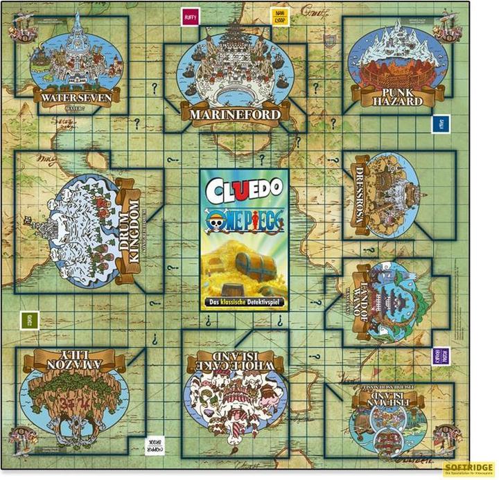 Produktbild Winning Moves Cluedo: One Piece (Deutsch)