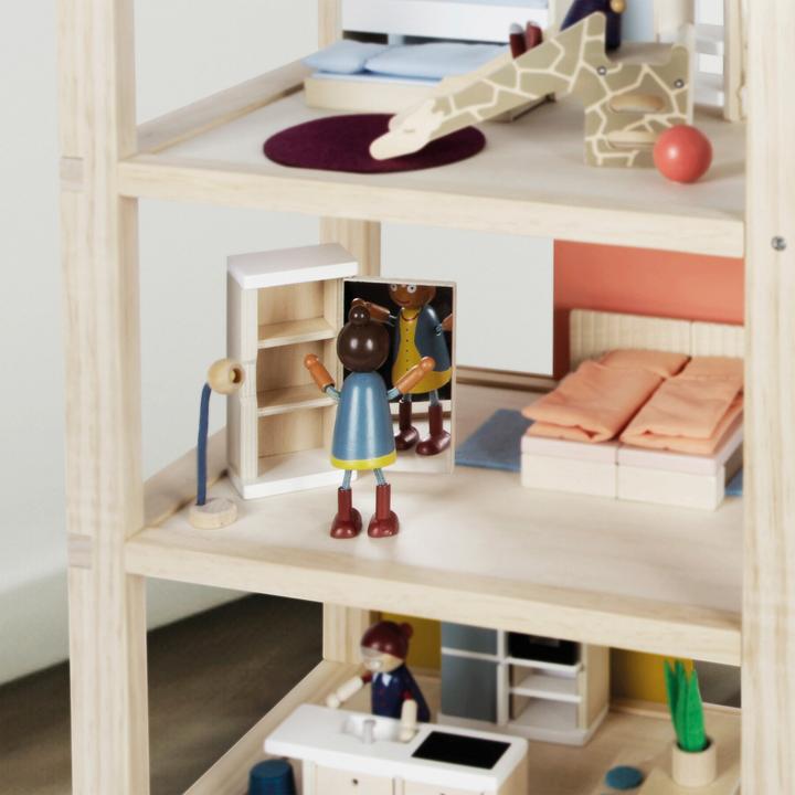 Produktbild small foot Puppenhaus Natur mit Möbeln