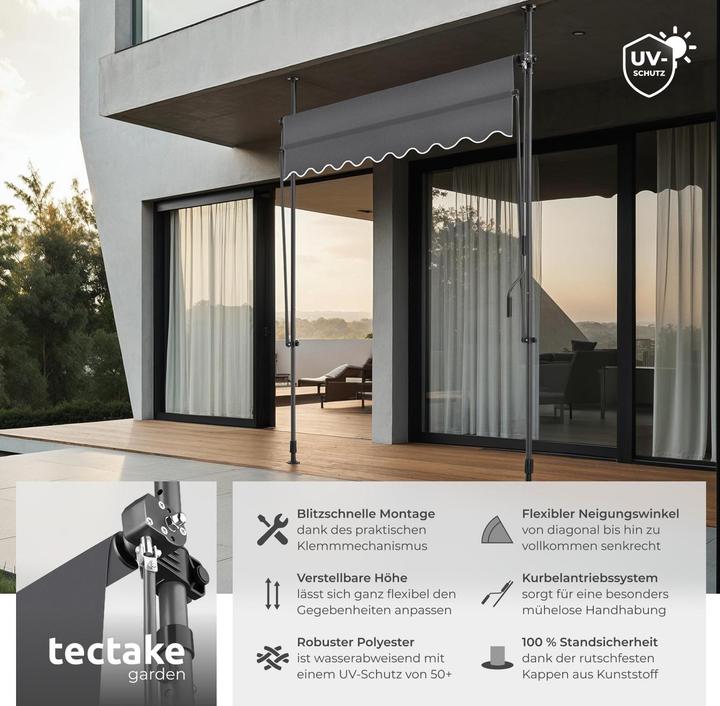 Actual product image tectake Clamping awning (2 m)