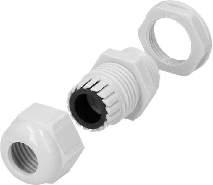 Immagine prodotto Max Hauri Press-étoupe M20 avec écrou gris IP68, 2 pezzi.