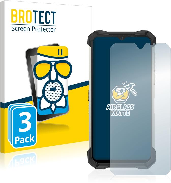 Immagine prodotto BROTECT AirGlass Vetro Opaco (3 Pezzo/i, Doogee S88 Plus)