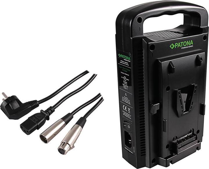 Actual product image Patona V-Mount Dual (Camera battery charger)