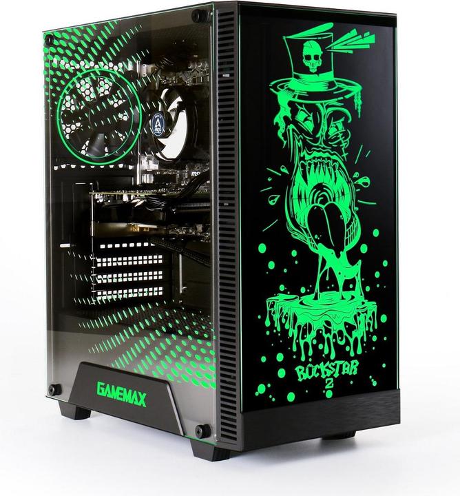 Image du produit Hyrican Gamemax Rockstar 6735 Ryzen 5 5600G 16GB 1TB SSD Radeon Graphics (AMD Ryzen 5 5600G, 16 Go, 1000 Go, AMD Radeon Graphics)