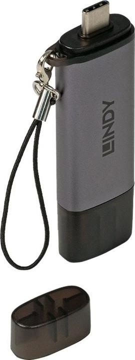 Actual product image Lindy Kartenleser (9-pole, USB-C)
