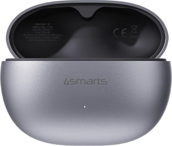 Actual product image 4smarts Open-Ear-Kopfhörer SkyBuds Clip Grau, Detailfarbe: Grau (NC, 28 h, Wireless)