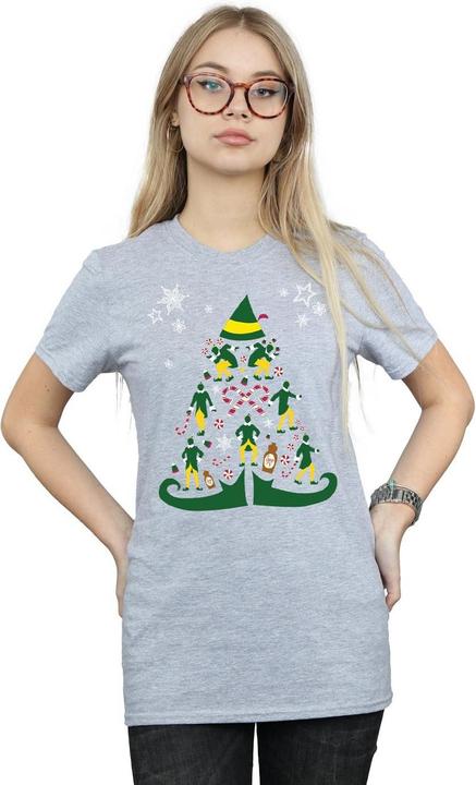 Immagine prodotto Elf Christmas Tree Maglietta Ampia Donna (XL)
