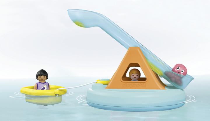 Image du produit Playmobil Badeinsel mit Wasserrutsche (71687, Playmobil Junior)