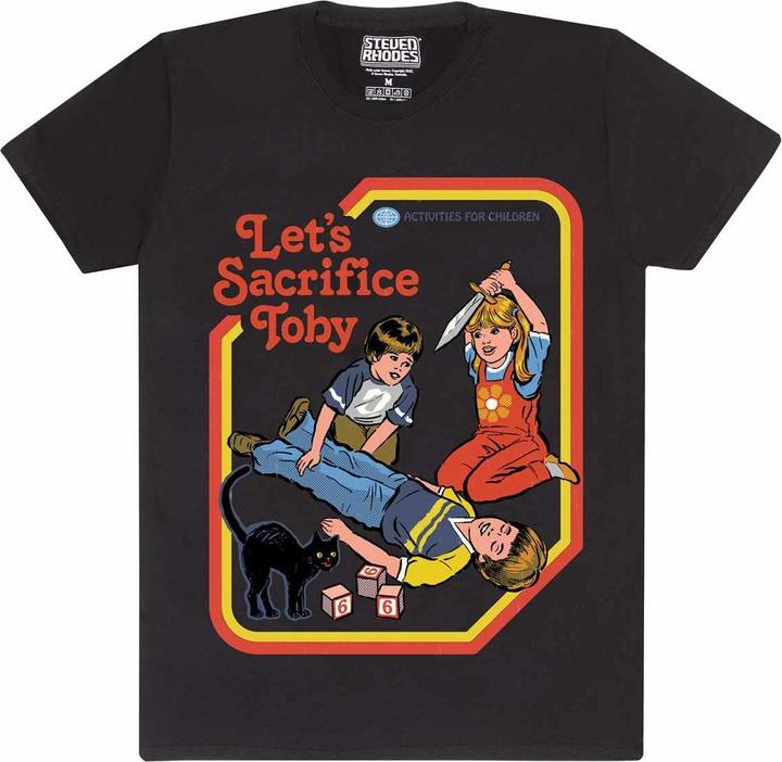 Actual product image Steven Rhodes Unisex Adult Lets Sacrifice Toby T-Shirt (XXL)