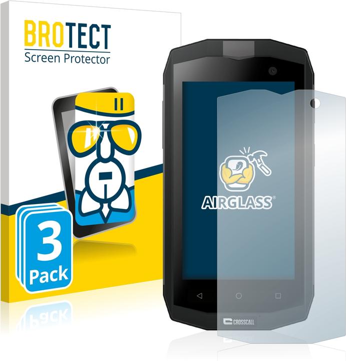 Image du produit BROTECT AirGlass Verre (3 pièce(s), Crosscall Trekker M1 Core)