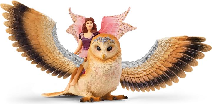 Actual product image Schleich Bayala elf on glitter owl