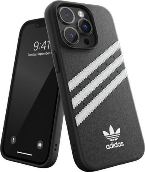 Actual product image adidas OR Moulded Case PU iPhone 14 Pro 6.1" czarny/black 50186 (Apple iPhone 14 Pro)