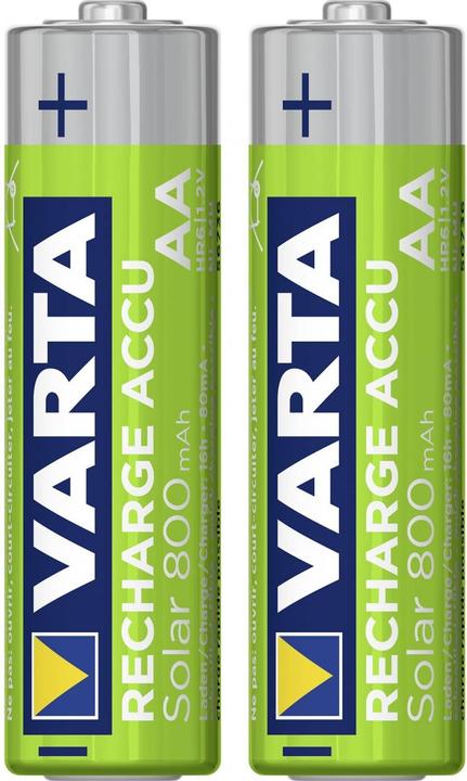 Produktbild Varta Recharge Accu Solar (2 Stk., AA, 800 mAh)