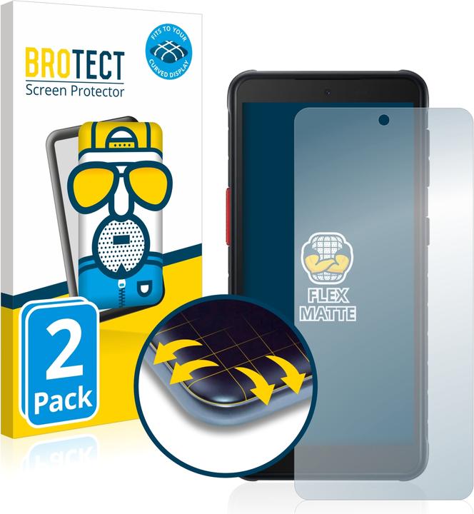 Image du produit BROTECT Full-Cover Protection Mat (2 pièce(s), Samsung Galaxy Xcover 5)