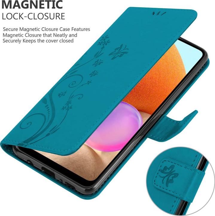 Actual product image Cadorabo Flower Book Cover (Samsung Galaxy A32)