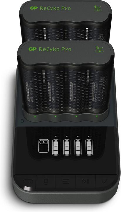 Actual product image GP Batteries GP ReCyko Pro-Charger Dock (1 pcs., AA, 2000 mAh, Battery + charger)