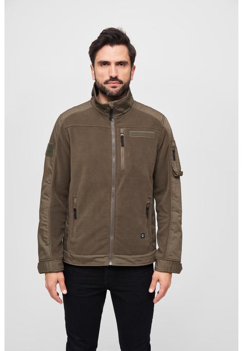 Produktbild Brandit Fleece Ripstop Outdoorjacke Grösse M Farbe Oliv (M)