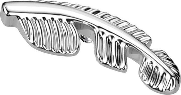 Produktbild Star Piercing Dermal Anchor Feder silber (Titan G23, ohne Messing)