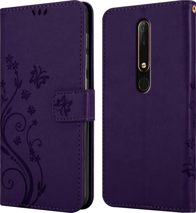 Immagine prodotto Cadorabo Custodia a libro floreale per Nokia 6.1 (Nokia 6.1)