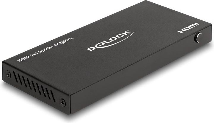 Actual product image Delock HDMI splitter 1 x HDMI in to 4 x HDMI out 4K 60 Hz wi