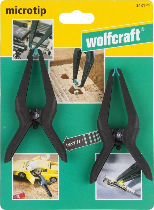 Produktbild wolfcraft wolfcraft 2 microtip 60 - Präzisions-Federzwingen (60 mm)