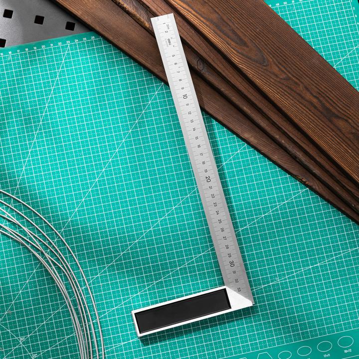Produktbild Deli Tools Steel Angle Ruler EDL302350, 350mm (350 mm)