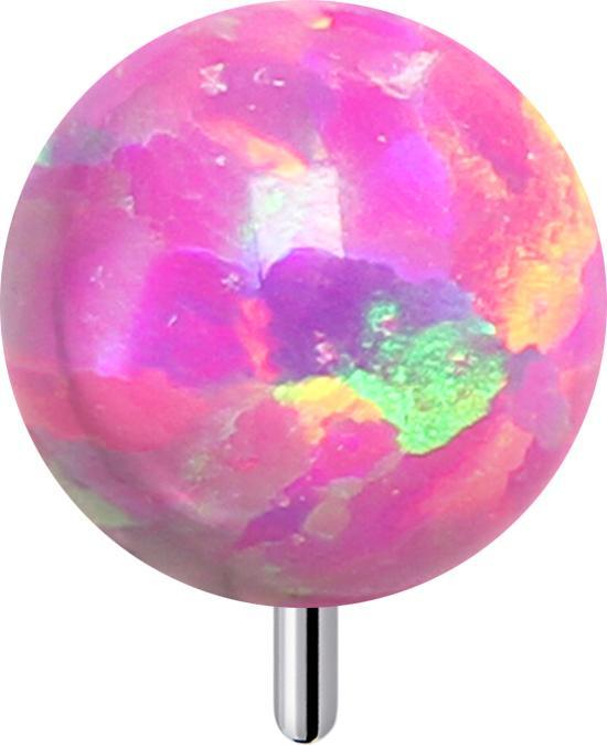 Produktbild Star Piercing Threadless Opal pink (ohne Messing, Titan G23)