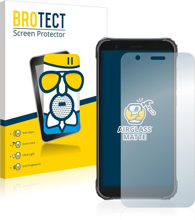 Actual product image BROTECT AirGlass Glass Matte (1 Piece, Blackview BV4900 Pro)