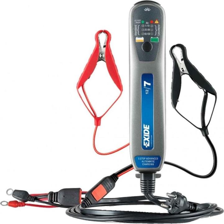 Actual product image Exide 12/7 7A/12V battery charger (12V, 7 A)