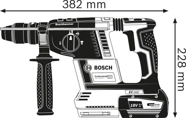 Immagine prodotto Bosch Professional Gbh 18v-26f (Batteria ricaricabile)