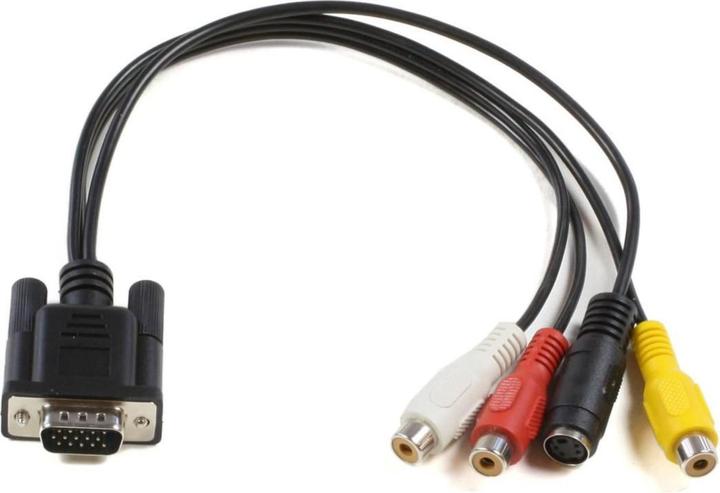 Immagine prodotto MicroConnect VGA – S-Video / Verbundkabel (0.30 m, VGA)
