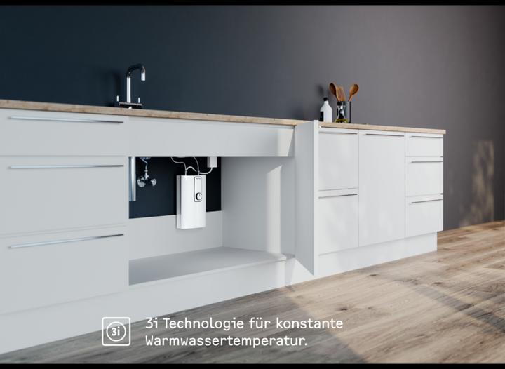 Produktbild Stiebel Eltron DCE 11/13 Elektronischer Kompakt-Durchlauferhitzer für die Küche, Untertisch, VDE geprüft