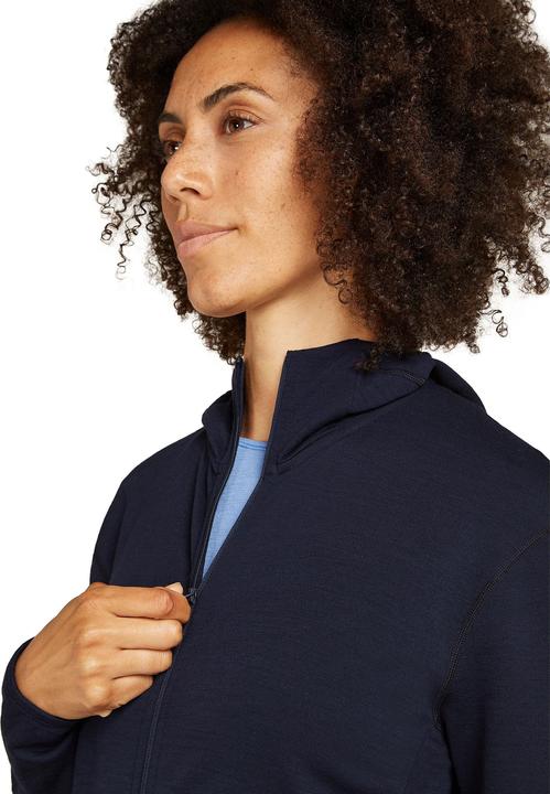 Actual product image Icebreaker Women's 360 Realfleece Elem L/S Zip Hoodie (M)