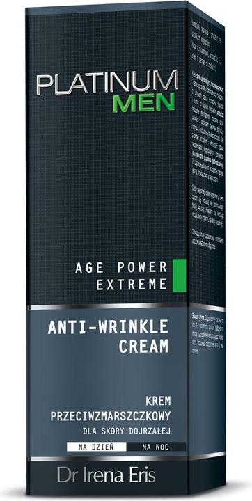 Dr Irena Eris Platinum Men Age Power Extreme Anti-Wrinkle Cream Anti-Wrinkle Cream For Scores (50 ml, 24h Creme)