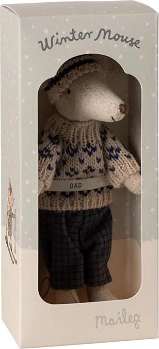 Produktbild Maileg Wintermaus mit Skiset (16 cm)