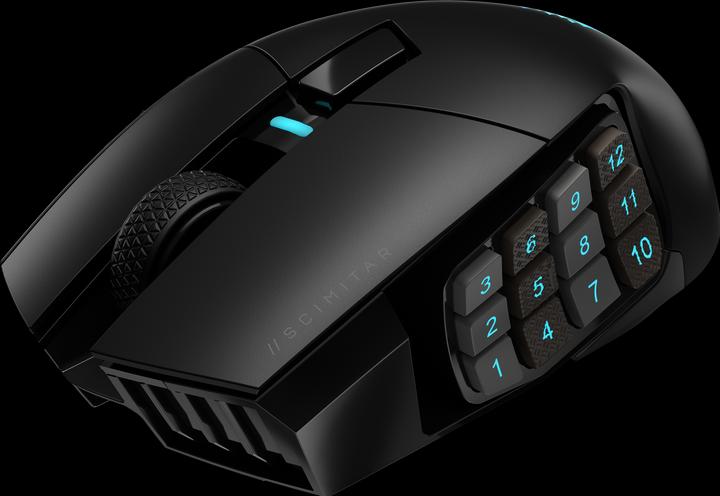 Productafbeelding Corsair Scimitar Elite Draadloze Gaming Muis RGB LED (Draadloze)