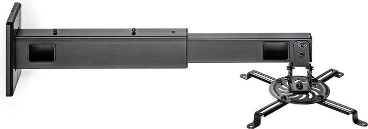 Image du produit Nedis Support de projecteur Entièrement mobile 15 kg pivotant inclinable Acier Noir Noir (Mur)