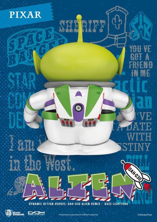 Immagine prodotto Beast Kingdom Statuetta di Toy Story Dynamic Action Heroes Alien Remix Buzz Lightyear 16 cm